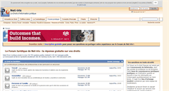 Desktop Screenshot of forum-juridique.net-iris.fr